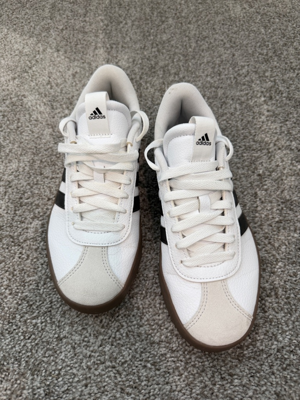 adidas Cream & Black Women's Classic Sneakers